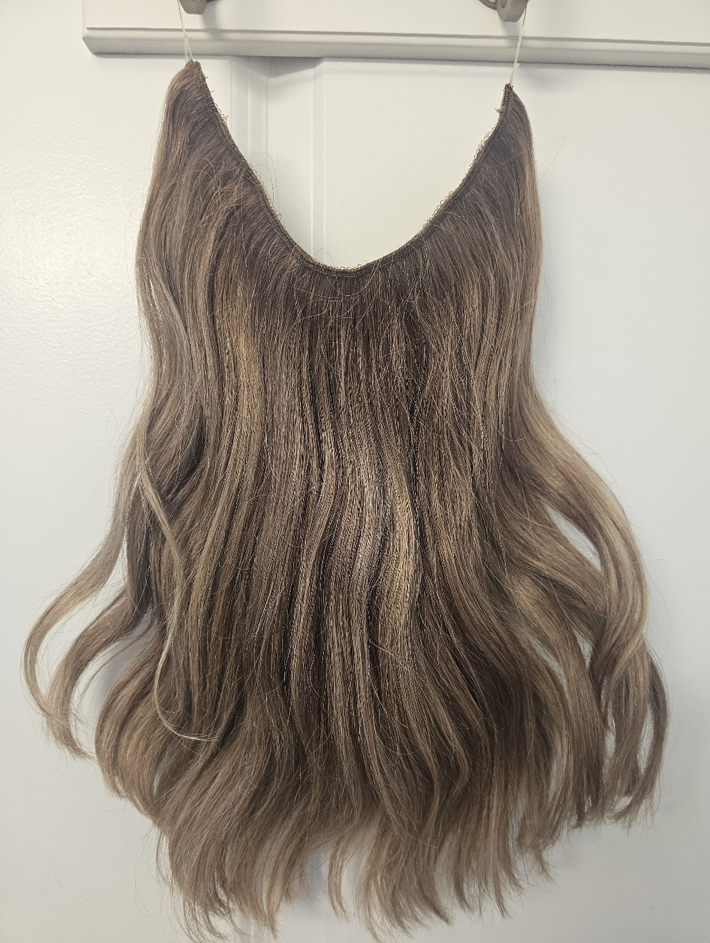 Luxy 12" Brown Clip-In Halo Hair Extension